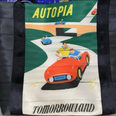 Disney Parks x Harvey’s Disneyland 60th autopia Tomorrowland poster tote Black
