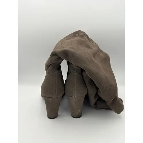 Women’s Hot in Hollywood Size 7 Faux Suede Dark Brown Knee High Boots