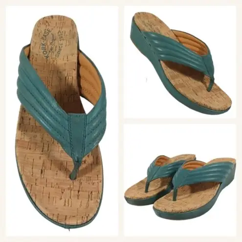 Kork-Ease Madison Wedge Sandals EUC $130 Size 9M #S2675
