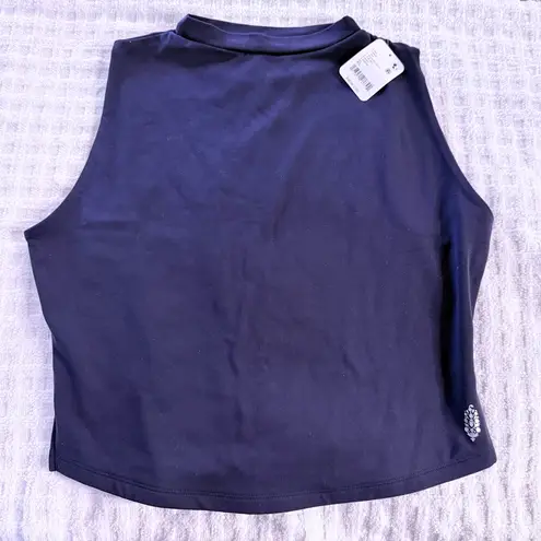 Free People Movement NWT Epic Mock Neck Muscle Tank in Navy size XL