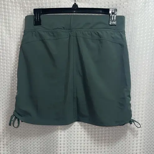 Marika Active Skort Womens Size Small Green Performance Golf Ruched Adjustable