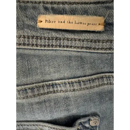 Pilcro and the Letterpress ANTHROPOLOGY Slim Boyfriend Jeans Size 28 Distressed