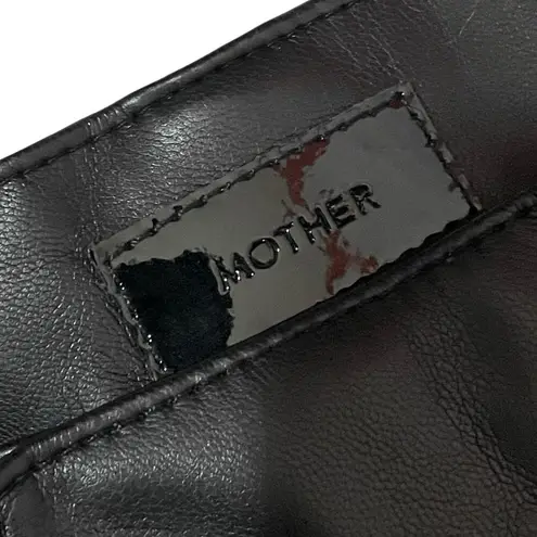 NWT Mother Tunnel Vision Pleated Faux Leather Pants