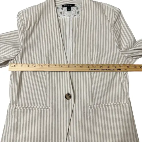 Roz & Ali Striped Blazer Jacket