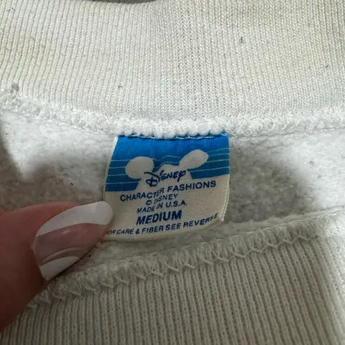 Disney Vintage 80s Mickey Mouse Sketch Art Crewneck Sweatshirt Size Medium USA