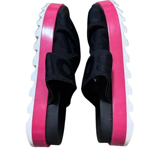 Sorel  Womens Roaming Sport Slide Sandal Size 6.5 Black Punch Pink Cross Band - Image 5