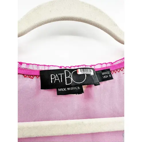 Pat Bo Grace Pink Floral Print Puff