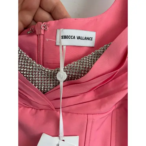 NWT Rebecca Vallance Byrdie pink mini dress size 4