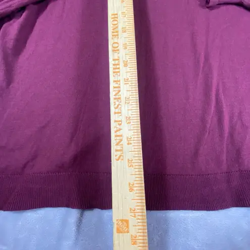 NEW J. Crew Womens 3X Purple Ruffle Pullover Dressy Sweater Gold Buttons Holiday Size undefined