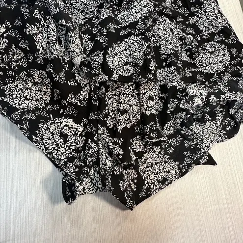 Unbranded Romper Womens XXL Black White Surplice V