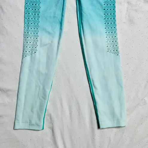 Ombré Scrunch Butt Leggings Blue