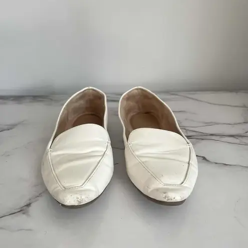A New Day  White Hayes Loafer Flats Size 8