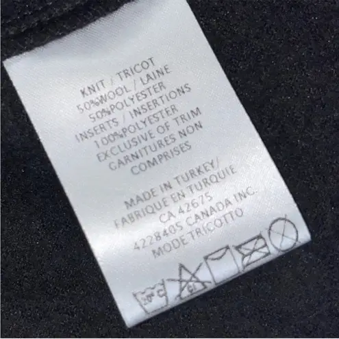 Jane & John Leopard Print Wool Knit Tunic Vest Size Small Red