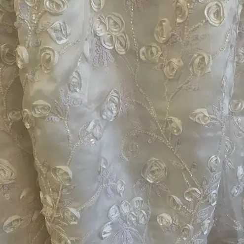 Custom Vintage Inspired Wedding Dress Size M