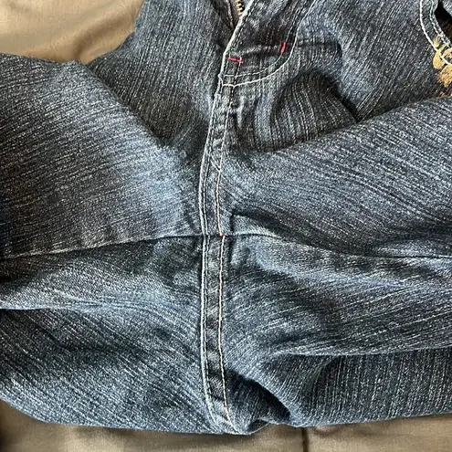 Old Skool Painted Jeans Size 9/10 Blue