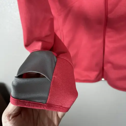 Mammut Borah Jacket Womens Small Fleece Polartec Thermal Asymmetrical Zip Pink