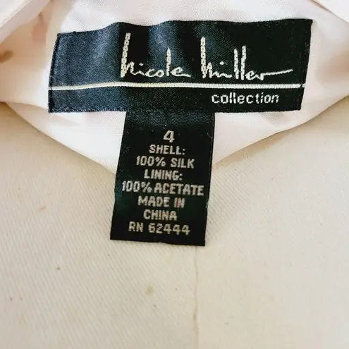 Neiman Marcus Nicole Miller Collection silk skirt set size 4