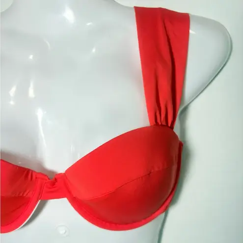 We Wore What Claudia Bikini Top in Spicy Orange
