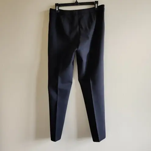 BOSS Hugo Boss • Tiluna Side Zip Dress Ankle Pants Black Womens Size 4 Work