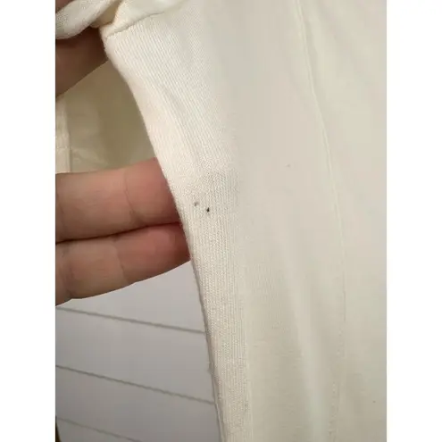 Treasure & Bond Womens T-shirt Dress Size S Cream Off-White Short Sleeve Casual