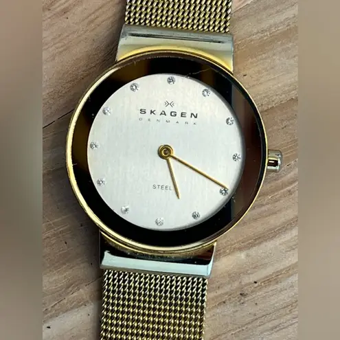 Skagen Steel Denmark Ladies Watch Gold