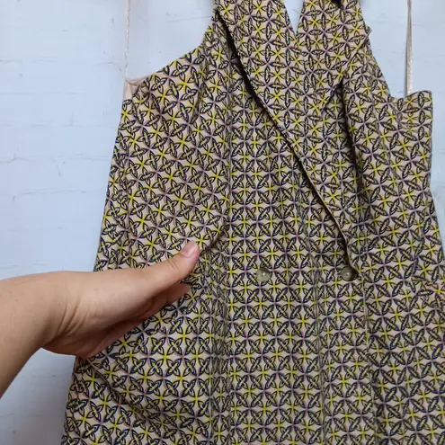 NWOT Free People Louie Blazer Mini Dress Halter Neck Pockets Size LARGE