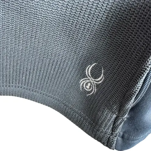 Spyder Gray Neon Pink Core Sweater Full Zip Mock Neck Soft Shell Jacket Size XL