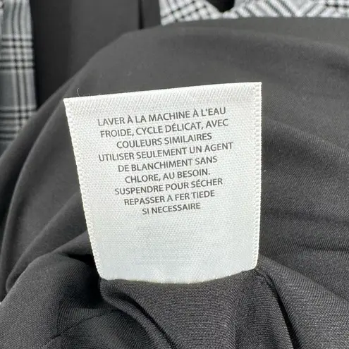 Treasure & Bond Treasure & Bond Black and White Plaid Blazer Size Medium