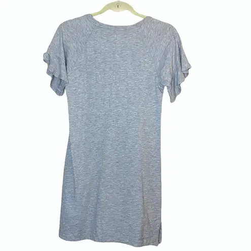 Democracy Lace Up Gray Dress Size XS