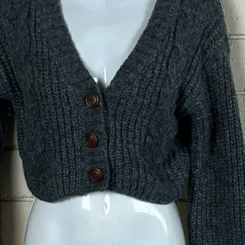 Urban Outfitters  Gray Cropped Cardigan size S