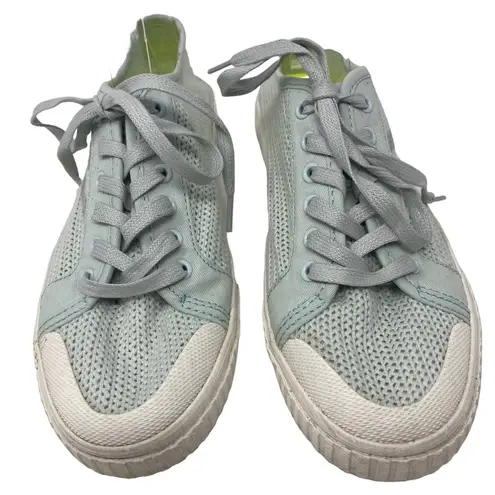 Tretorn Sz 7.5 Women's Green Tournament Net Mesh Low Top Sneakers