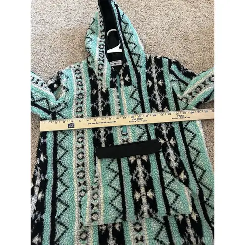 Crazy Train 90s Streetwear Fiesta Deep Pile Fleece Hoodie Women’s Size Medium