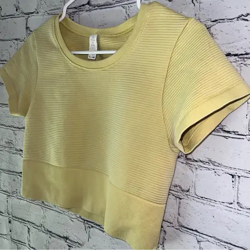 Aerie  Offline Cropped Short Sleeve Workout‎ Tee Size Medium