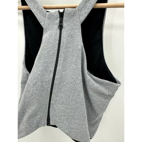 Koral Women's Gray Defense Crop Top In Cloud Sports Bra Size Medium NWT