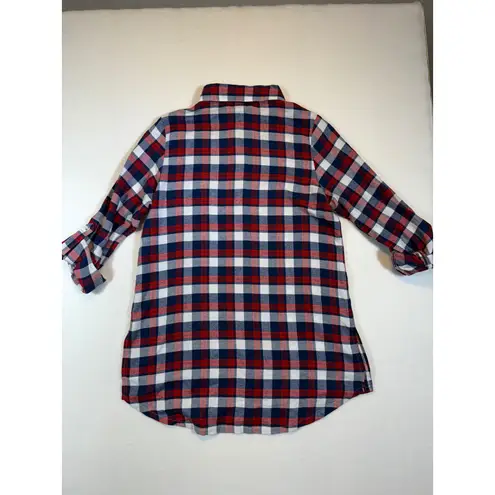 NFL Team Apparel NFL New England Patriots Flannel Shirt Womens Large