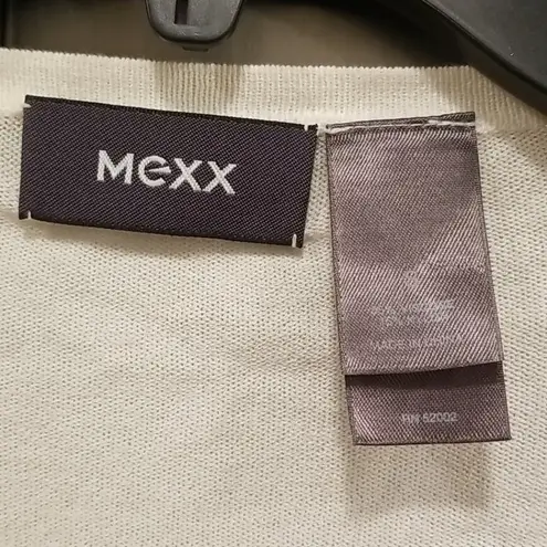 πMEXXπ White Button Down Cardigan Sweater