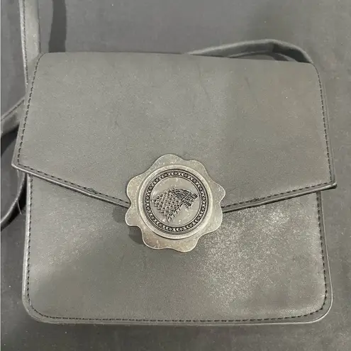 Bioworld Black Crossbody Bag Game of Thrones House Signature