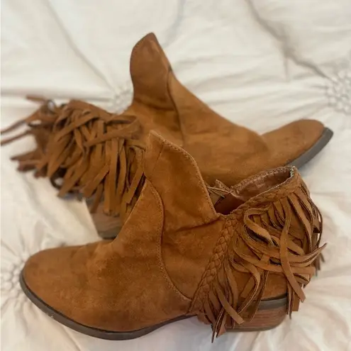 Dry Goods | fringe booties