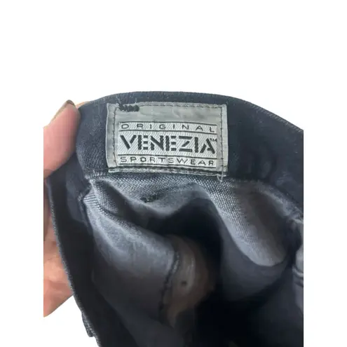 Venezia Two Toned Vintage Western Heavy Denim Riding Jeans 14 Tapered Straight Blue