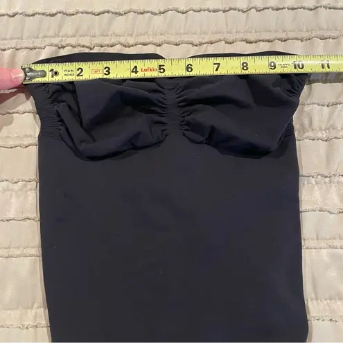 SKIMS Seamless Sculpt Strapless Thong Bodysuit Onyx Black Extra Large XL NWOT