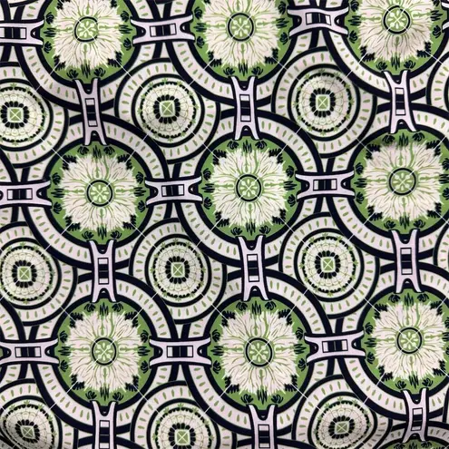 Golftini Women's Green Medallion Performance Stretch Skort Mint Julep Size 2L