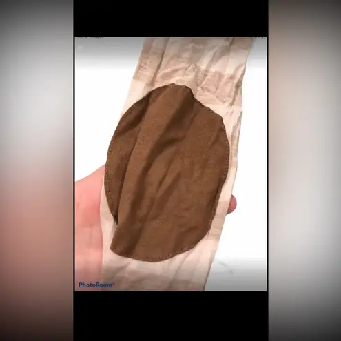 Market & Spruce Long Sleeve Caramel Striped Top- Size: Large