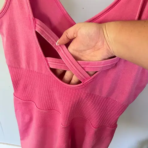 JoyLab Washed Pink Athletic Romper