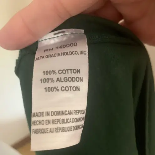 Alta Gracia Le Moyne College Green and Yellow Tee-Shirt Size XXL Suitable for Men or Women