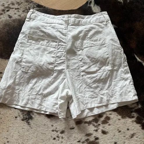 Frank & Eileen Waterford Walking Shorts In White Size 0