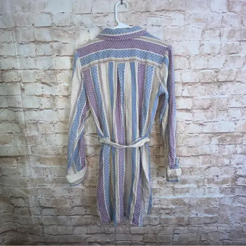 Summery Copenhagen Louise Long Sleeve Shirt Dress Size Small Purple