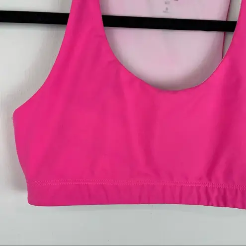 Revolve Year of Ours Workout Set Sports Bra Crossover Leggings Pink Sz Small