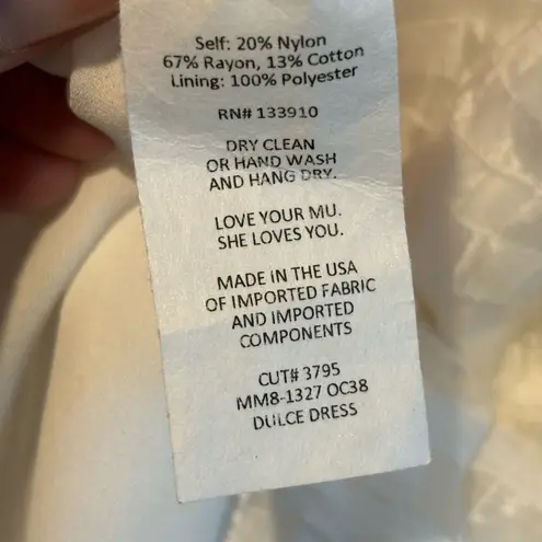 Show Me Your Mumu  NWT Dulce Dress in White Windowpane - size Small