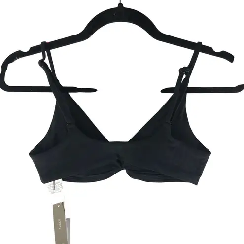 J Crew Lana Bikini Top Classic Sculpt Removable Pads Adjustable Straps Black S
