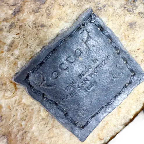 Rocco P. Black Leather Lace Up Zipper Combat Boots Size EU 41/ US 10.5